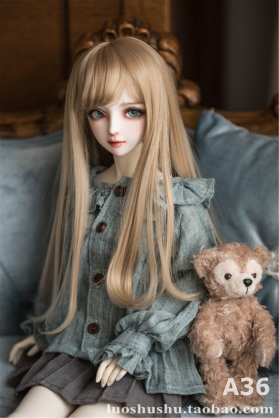 Hair Bjd long wig -1/6 1/3 1/4 LOOG Doll