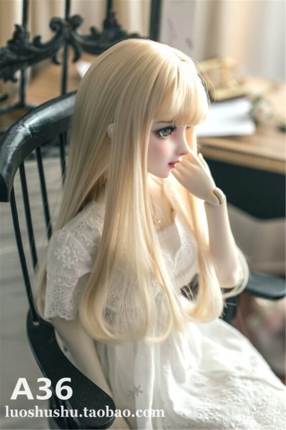 Hair Bjd long wig -1/6 1/3 1/4 LOOG Doll