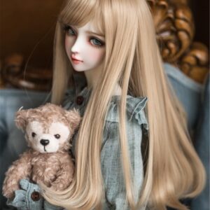 髪 Bjd ロングウィッグ -1/6 1/3 1/4 球体関節人形