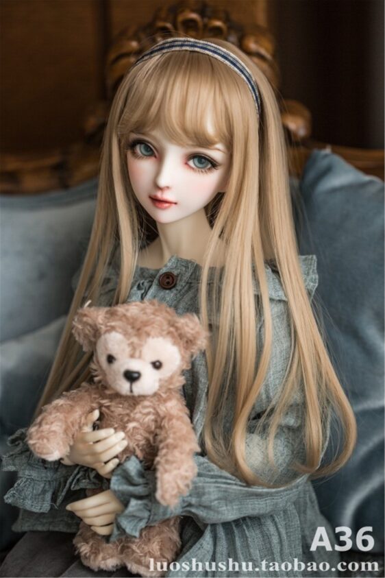 Hair Bjd long wig -1/6 1/3 1/4 Кукла BJD