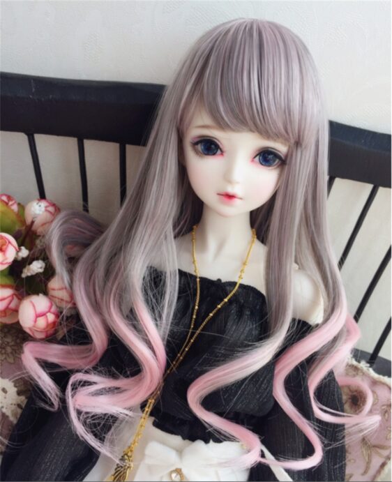 Heat Resistant Wig Long Curly Hair - 1/3 1/4 1/6 Bjd Doll