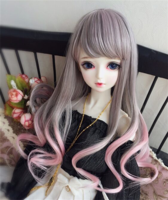 Heat Resistant Wig Long Curly Hair - 1/3 1/4 1/6 Bjd Doll