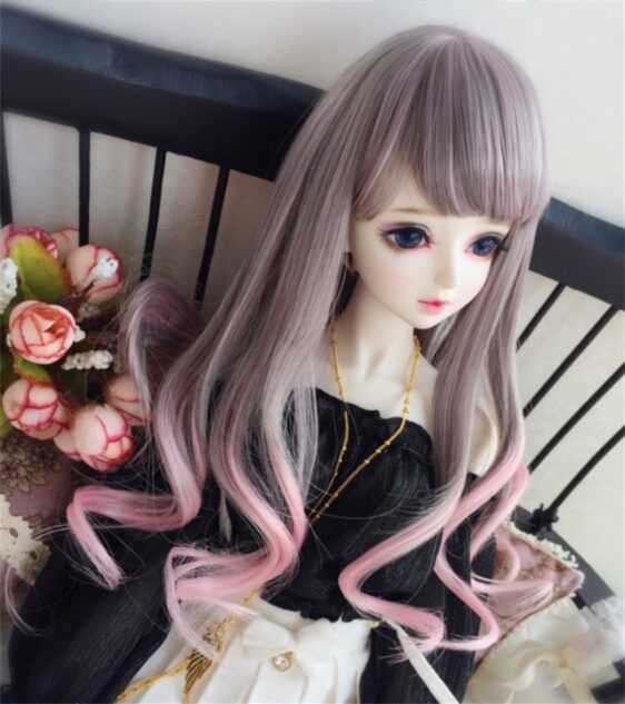 Heat Resistant Wig Long Curly Hair - 1/3 1/4 1/6 Bjd Doll