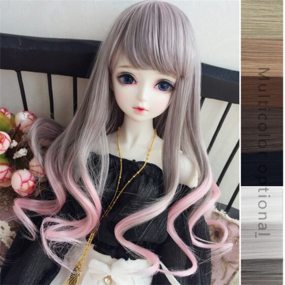 Heat Resistant Wig Long Curly Hair - 1/3 1/4 1/6 Bjd Doll