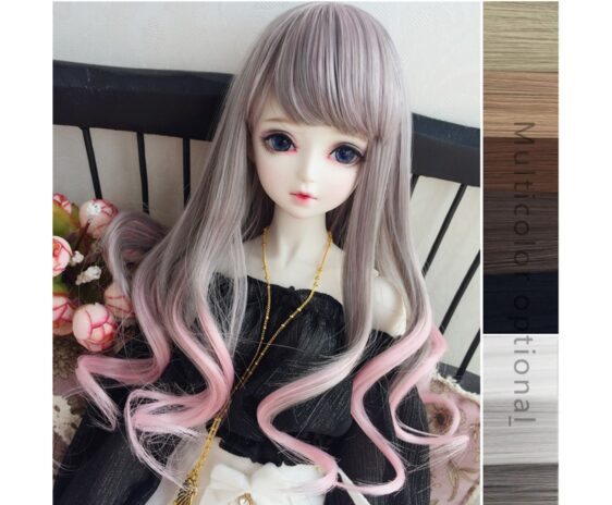 Heat Resistant Wig Long Curly Hair - 1/3 1/4 1/6 Bjd Doll