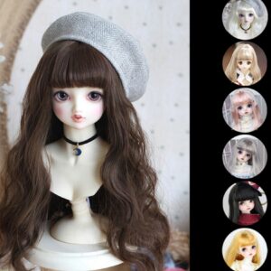 Long Curly BJD Wig | 1/3, 1/4, 1/6, 1/8 Doll Hair for Blythe, Sd, Msd, Yosd