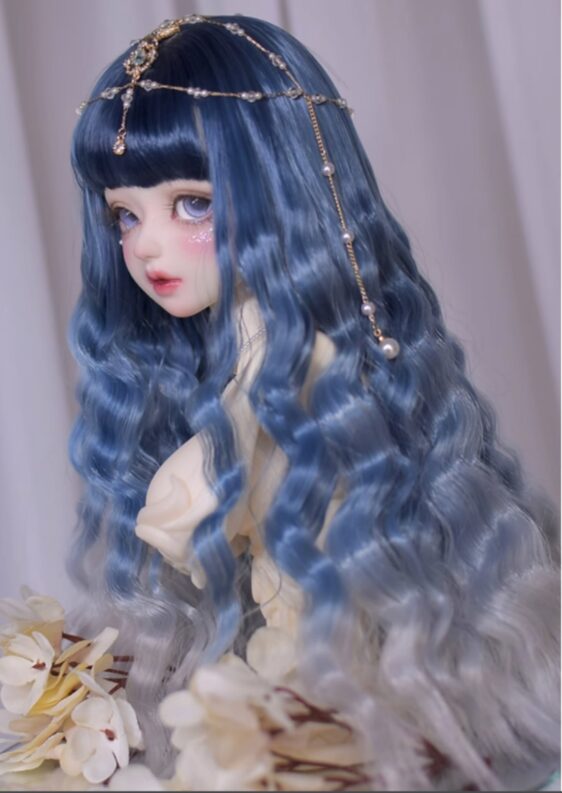 Long Curly BJD Wig – Big Waves for 1/3, 1/4, 1/6 & Blythe Dolls