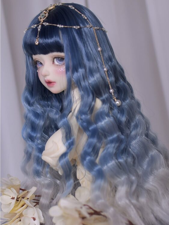 Long Curly BJD Wig – Big Waves for 1/3, 1/4, 1/6 & Blythe Dolls