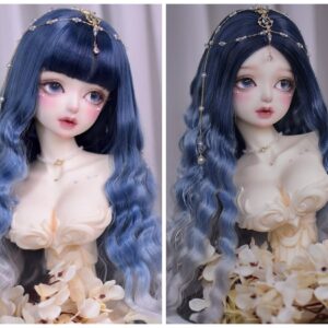 Long Curly BJD Wig – Big Waves for 1/3, 1/4, 1/6 & בובות בולית