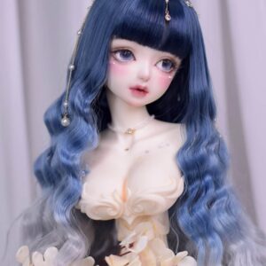 Long Curly BJD Wig – Big Waves for 1/3, 1/4, 1/6 & בובות בולית