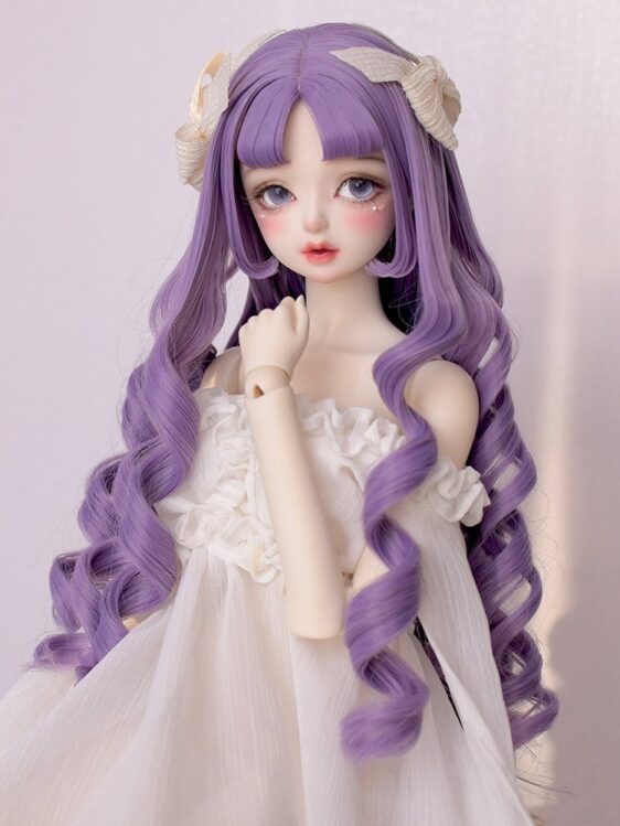 Long Curly BJD Wig for Dolls | 1/6, 1/4, 1/3 Sizes