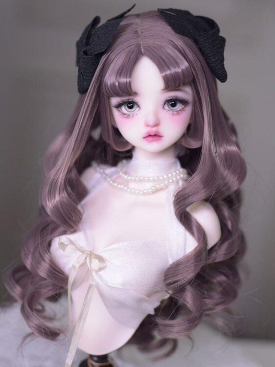 Long Curly BJD Wig for Dolls | 1/6, 1/4, 1/3 Sizes