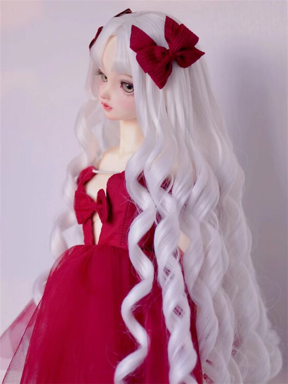 Long Curly BJD Wig for Dolls | 1/6, 1/4, 1/3 Sizes