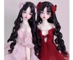 Long Curly BJD Wig for Dolls | 1/6, 1/4, 1/3 Sizes