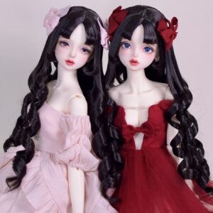 Long Curly BJD Wig for Dolls | 1/6, 1/4, 1/3 Sizes