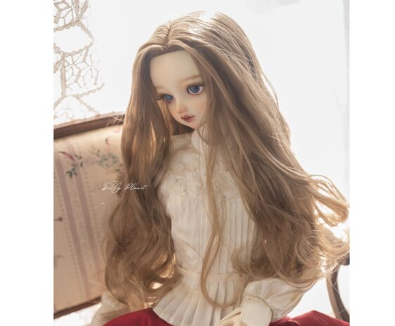 Long Curly BJD Wig – Styled Hair for SDGR, SD16, Smart Dolls