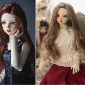 Long Curly BJD Wig – Styled Hair for SDGR, SD16, Smart Dolls