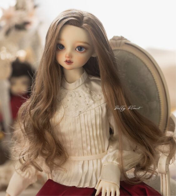 Long Curly BJD Wig – Styled Hair for SDGR, SD16, Smart Dolls