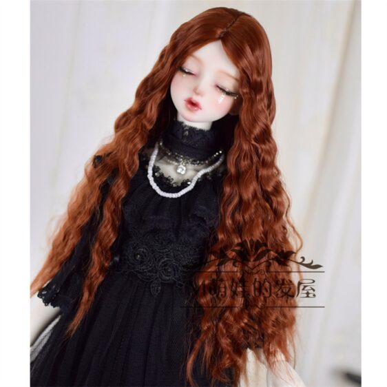 Long Curly Fashion BJD Wig - Elegant Doll Hair for 1/6, 1/4, 1/3 Dolls