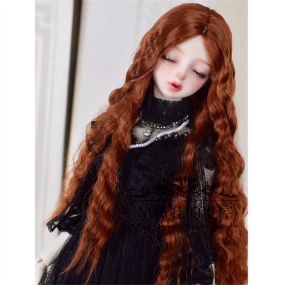 Long Curly Fashion BJD Wig - Elegant Doll Hair for 1/6, 1/4, 1/3 Dolls