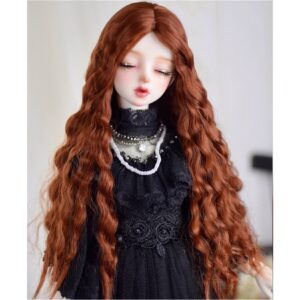 Long Curly Fashion BJD Wig - Elegant Doll Hair for 1/6, 1/4, 1/3 인형