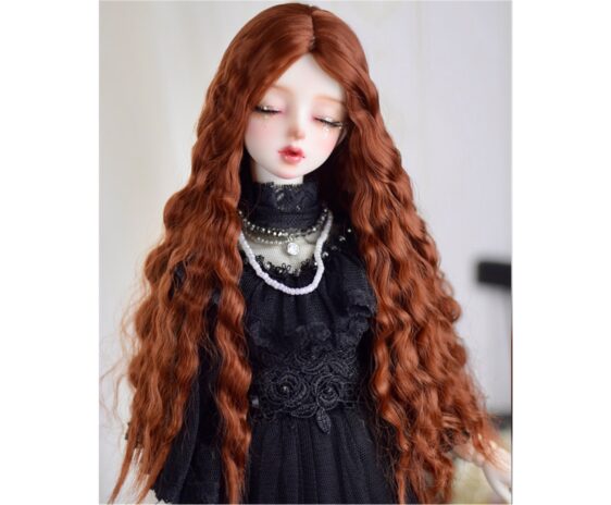 Long Curly Fashion BJD Wig - Elegant Doll Hair for 1/6, 1/4, 1/3 Dolls