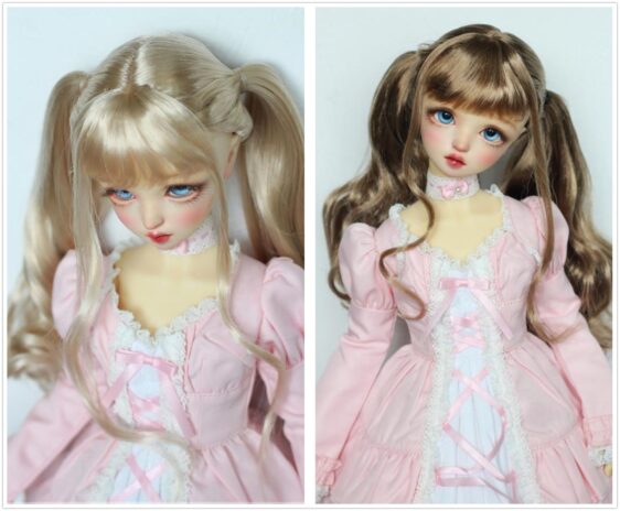 Long Curly Wig for Dolls - 1/3 1/4 1/6 BJD