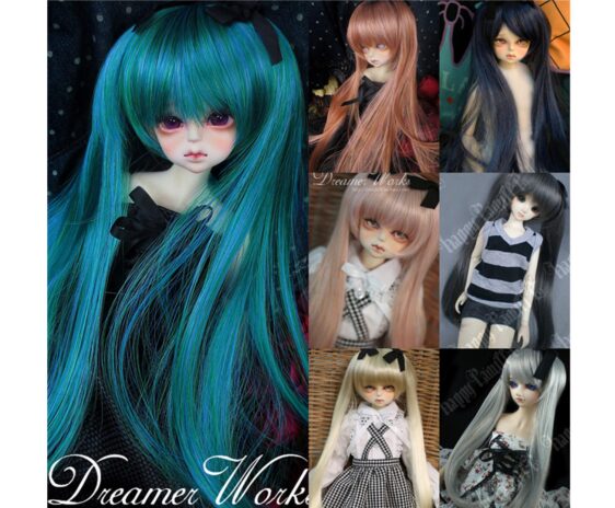 Long Pigtails BJD Wig – For SD, TME, and More