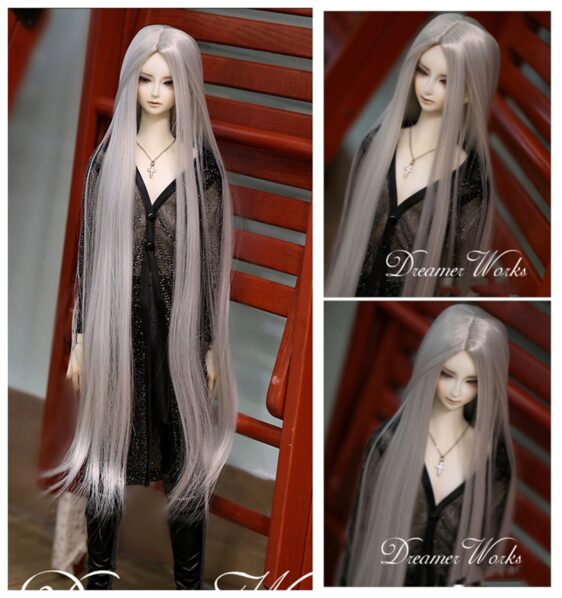 Long Straight BJD Wig – Cosplay, Lolita & Fashion Hair for 1/3 & 1/4 Dolls