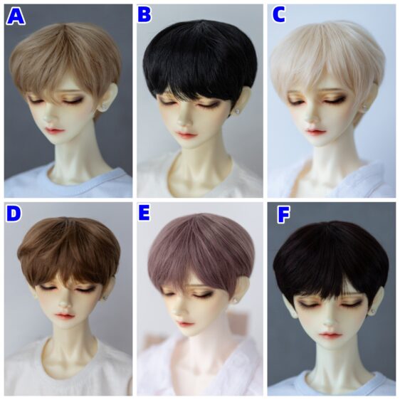 Short Bjd Boy Wig - 1/3 1/4 1/6