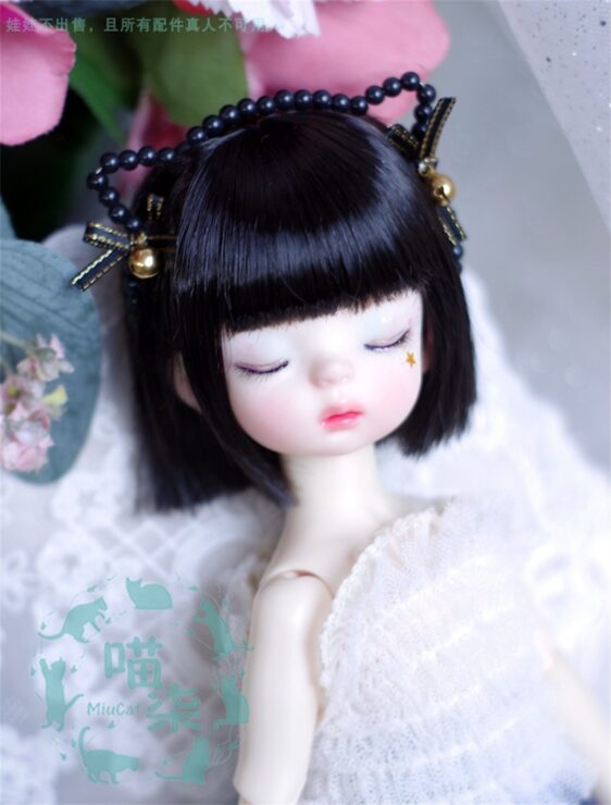 Short BJD Doll Wig – Stylish Hair for 1/3, 1/4, 1/6, and 1/8 Dolls