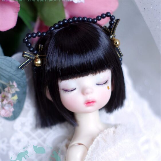 Short BJD Doll Wig – Stylish Hair for 1/3, 1/4, 1/6, and 1/8 Dolls