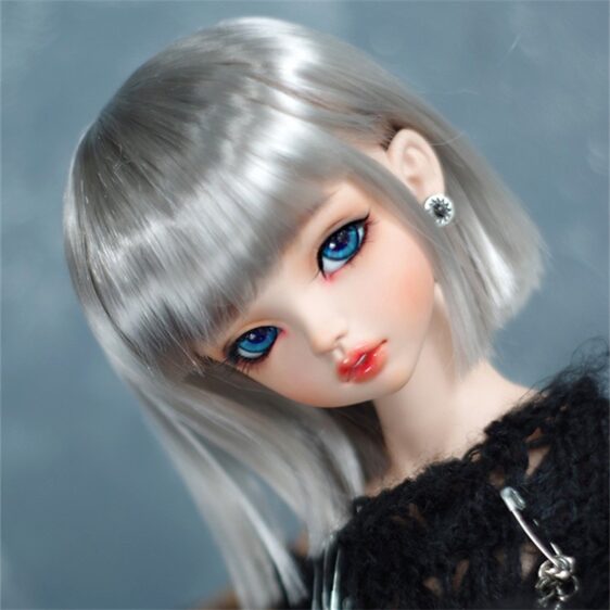 Short BJD Doll Wig – Stylish Hair for 1/3, 1/4, 1/6, and 1/8 Dolls