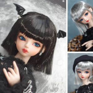 Short BJD Doll Wig – Stylish Hair for 1/3, 1/4, 1/6, and 1/8 Dolls