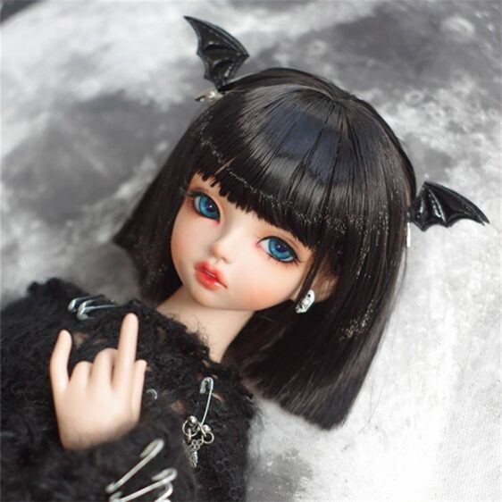 Short BJD Doll Wig – Stylish Hair for 1/3, 1/4, 1/6, and 1/8 Dolls