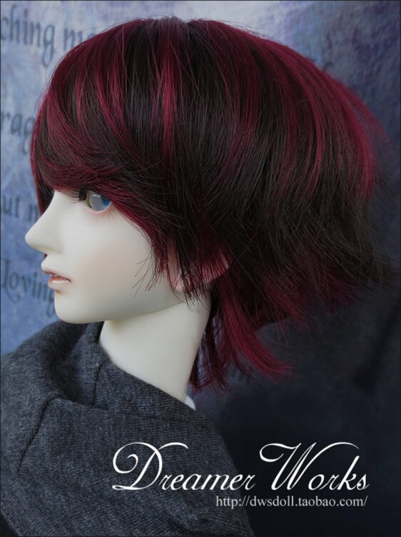 Short Curly BJD Wig – 3 Color Options for 1/3 & 1/4 Dolls