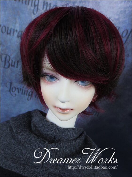 Short Curly BJD Wig – 3 Color Options for 1/3 & 1/4 Dolls