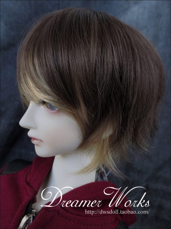 Short Curly BJD Wig – 3 Color Options for 1/3 & 1/4 Dolls