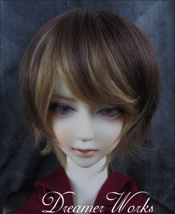 Short Curly BJD Wig – 3 Color Options for 1/3 & 1/4 Dolls