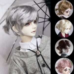 Short Curly Wig for Boy Dolls | 1/3, 1/4, 1/6, 1/8 BJD Wig