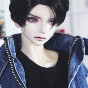 BJD 男の子人形用ショートドールウィッグ (9-10", 8-9", 7-8", 6-7")