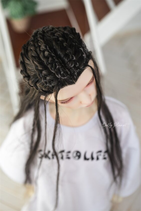 Soft Braided BJD Wig – Curly Long Hair for 1/3 Dolls