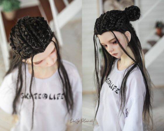 Soft Braided BJD Wig – Curly Long Hair for 1/3 Dolls