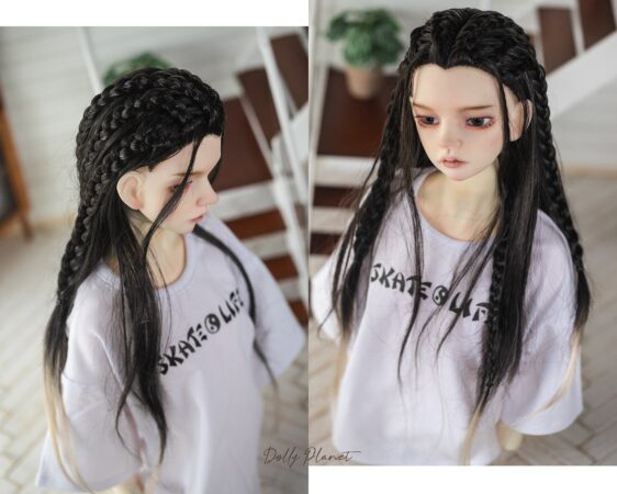 Soft Braided BJD Wig – Curly Long Hair for 1/3 Dolls