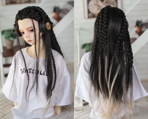 Soft Braided BJD Wig – Curly Long Hair for 1/3 Dolls