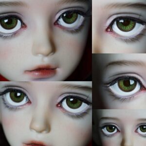 1/3 1/4 1/6 1/8 BJD doll eyes Green Human Doll Eyes