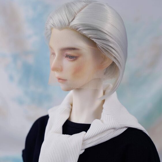 5-Color Short Side-Part BJD Wig for 1/3, 1/4, 1/6 Dolls