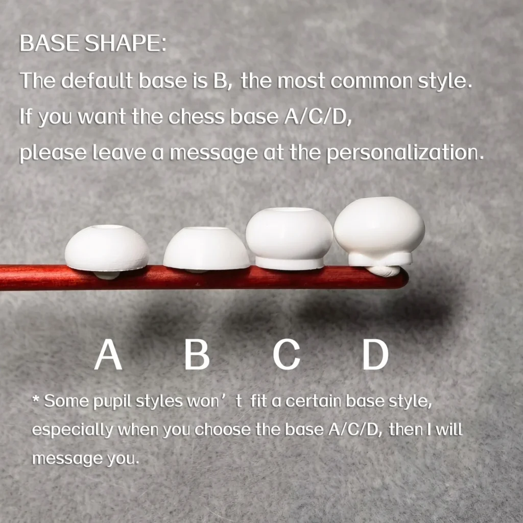 BJD eye bases in different shape