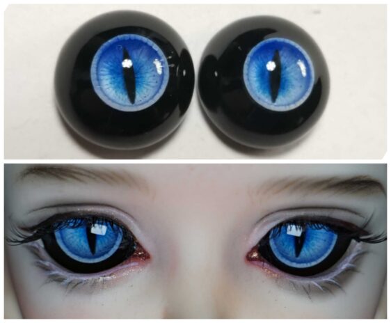 Animal Resin Eyes for BJD Dolls – Realistic Handmade 3D Eyes (8mm - 24mm)