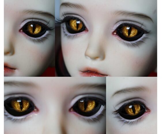 Beast Devil Pupil Eyes – Custom Handmade Resin Doll Eyes